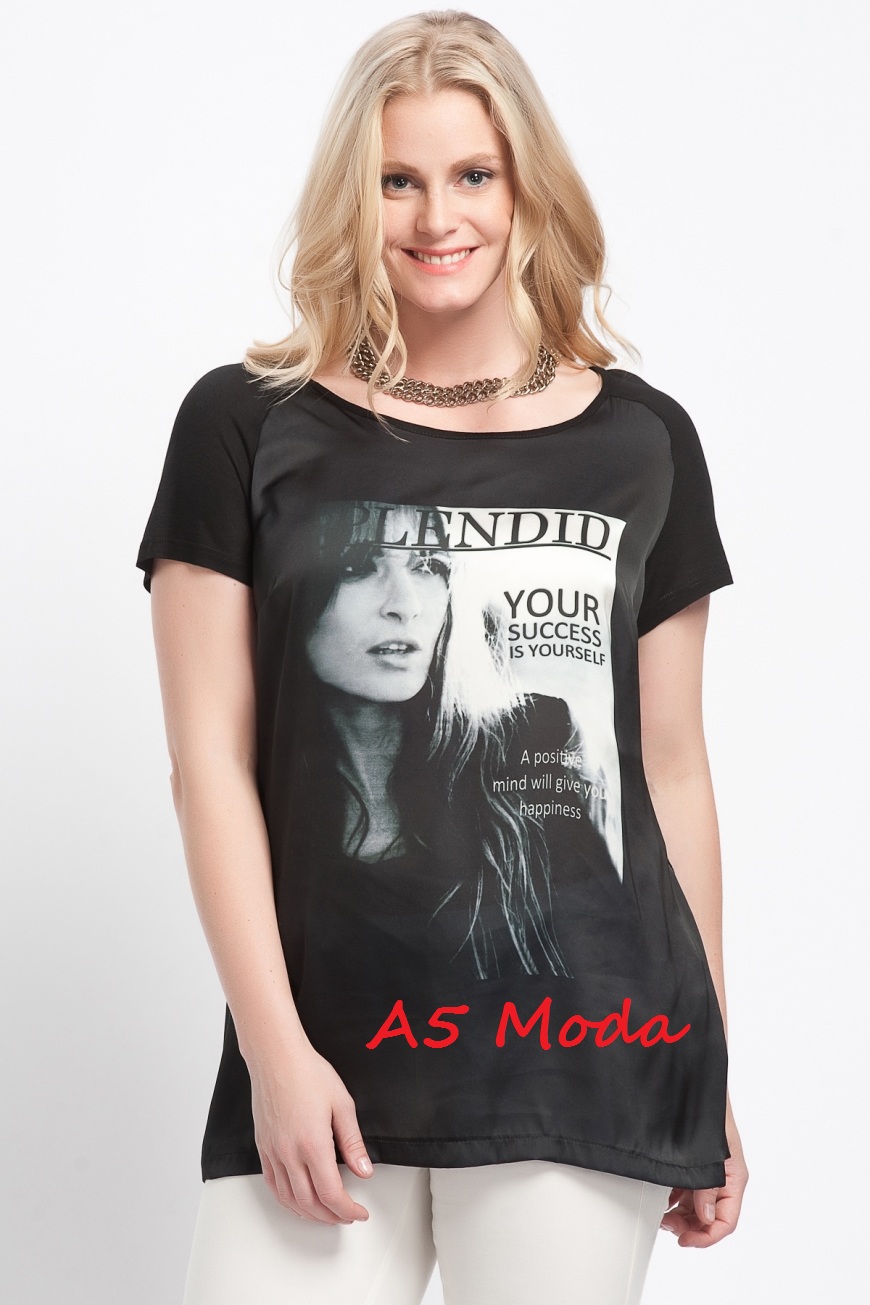 2014 Koton Baskılı Tişört Modelleri